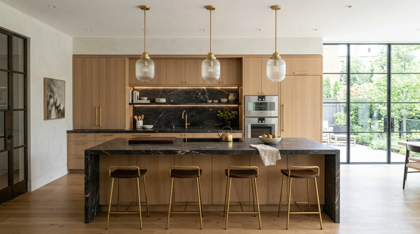 Warm Oak Kitchen Concept
